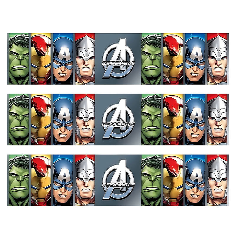 Avengers Edible Icing Image Cake Strips
