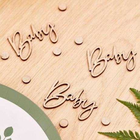 Botanical Baby Wooden Baby Confetti