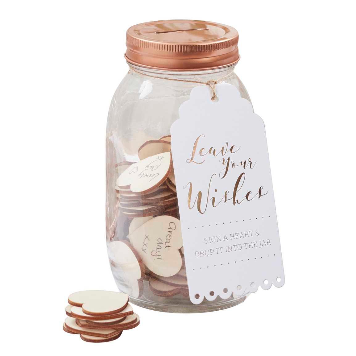Botanics Wish Jar Wedding Guest Book