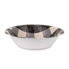 Black Gingham Bowls 6pk