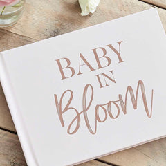 Rose Gold And Blush Baby Shower Guest Book