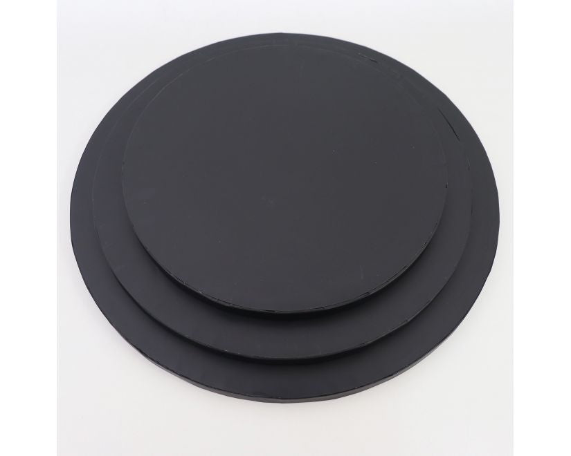 Black Round Cake Drum Board 25cm/10in