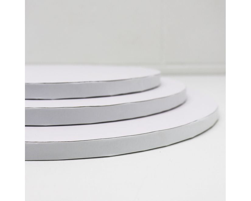 White Round Cake Drum Board 30cm/12in