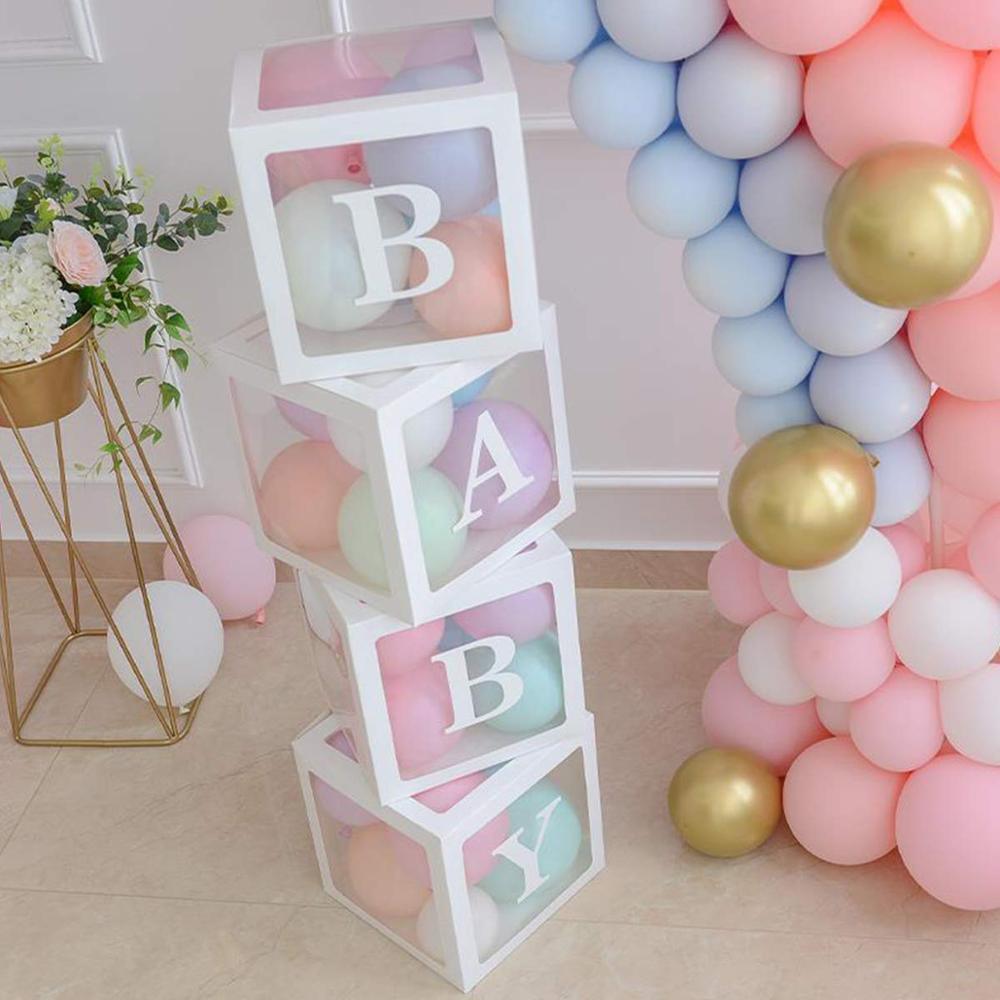 White Baby Balloon Boxes