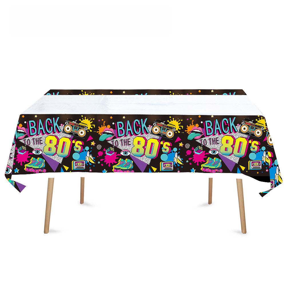 Back to the 80s Tablecover