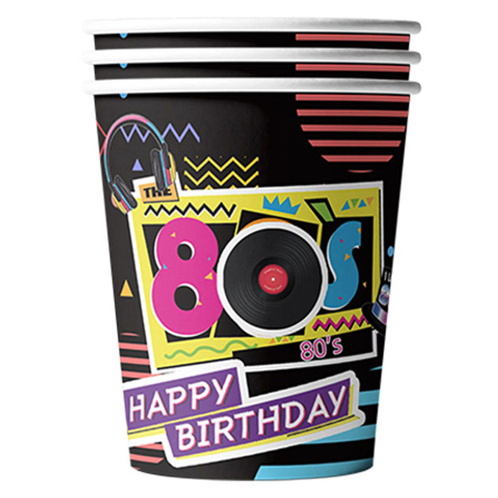 Back to the 80s Cups 10pk