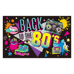 Back to the 80s Poster Backdrop