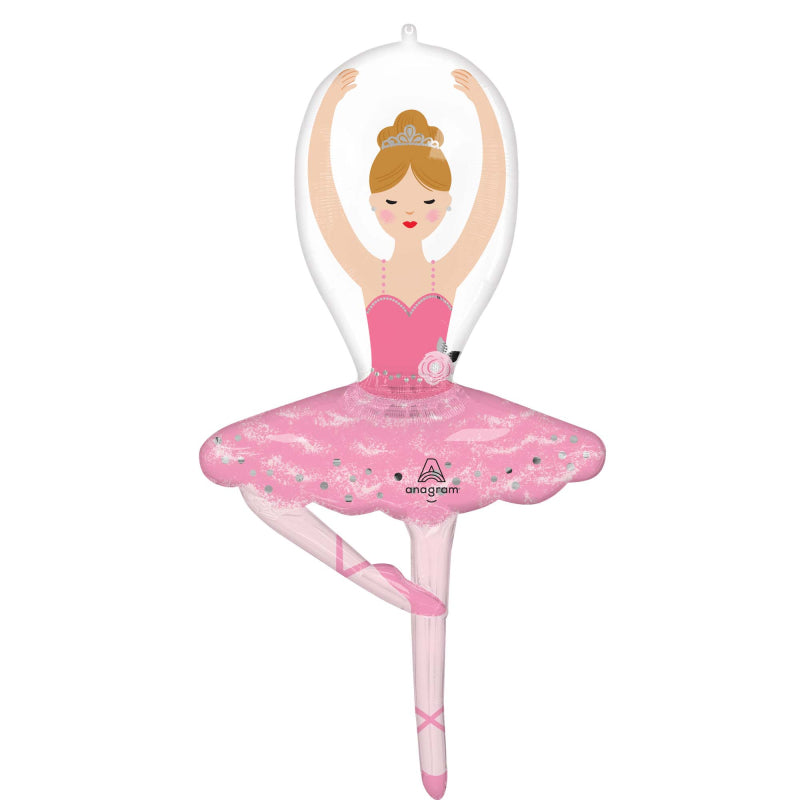 Jumbo Ballerina Girl Foil Balloon