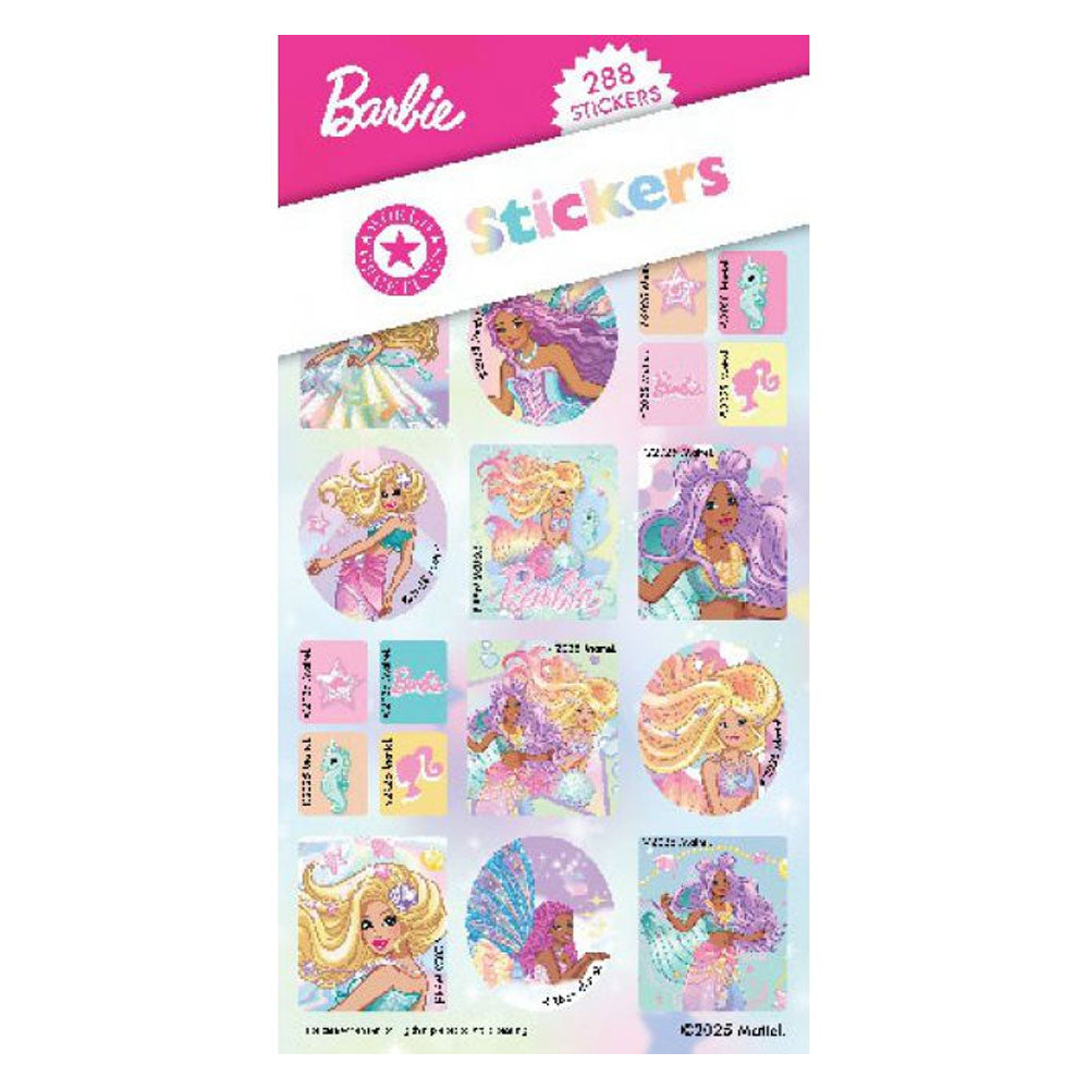 Barbie Stickers 288pk
