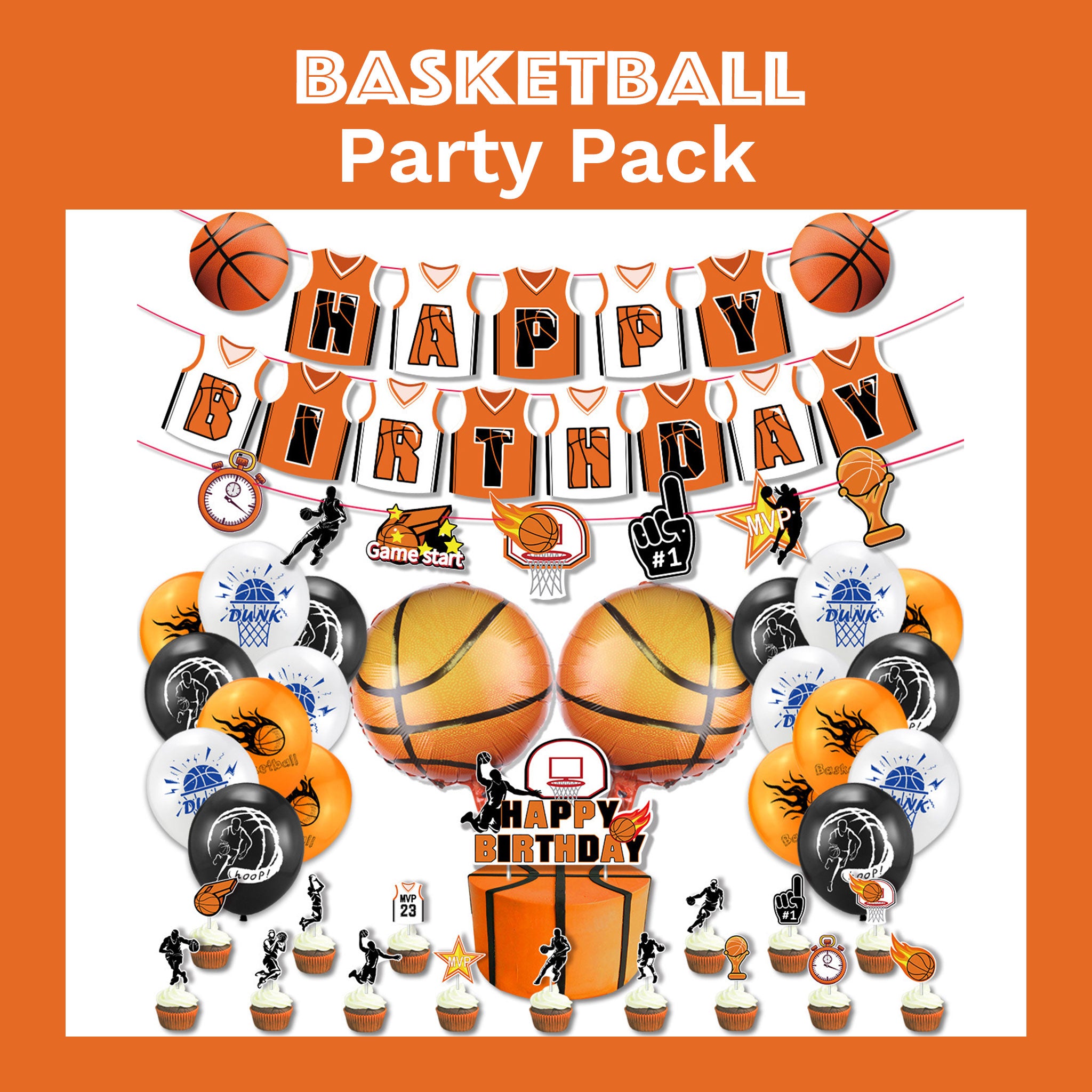 Basketball Party Pack