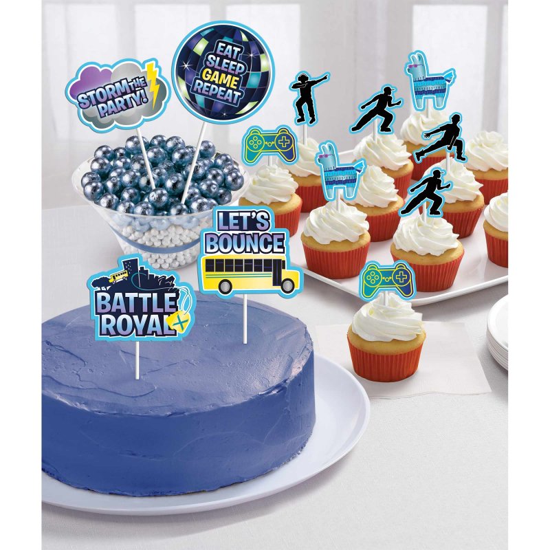 Battle Royal Cake Topper Kit 12pk