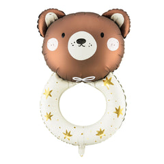 Jumbo Teddy Rattle Foil Balloon