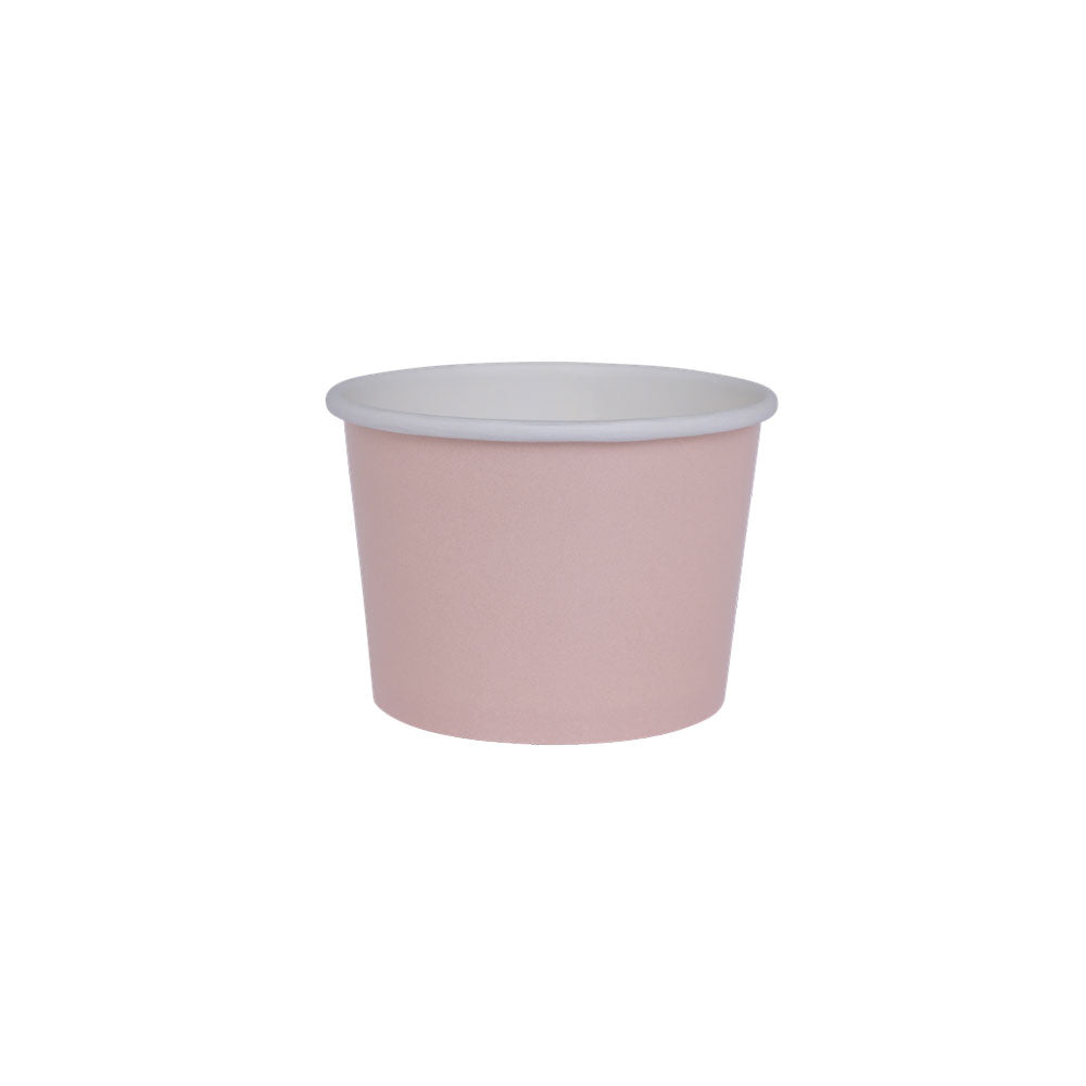 White Sand Paper Gelato Treat Cup 10pk
