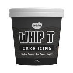 Whip It Cake Icing Vanilla Super Black 425g