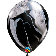 Black & White SuperAgate Balloons
