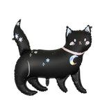 Black Holographic Cat Foil Balloon