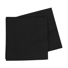 Black Napkins 40pk