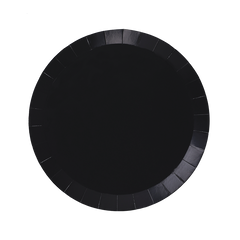 Black Snack Plates 20pk