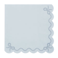 Misty Blue Ruffled Napkins 12pk