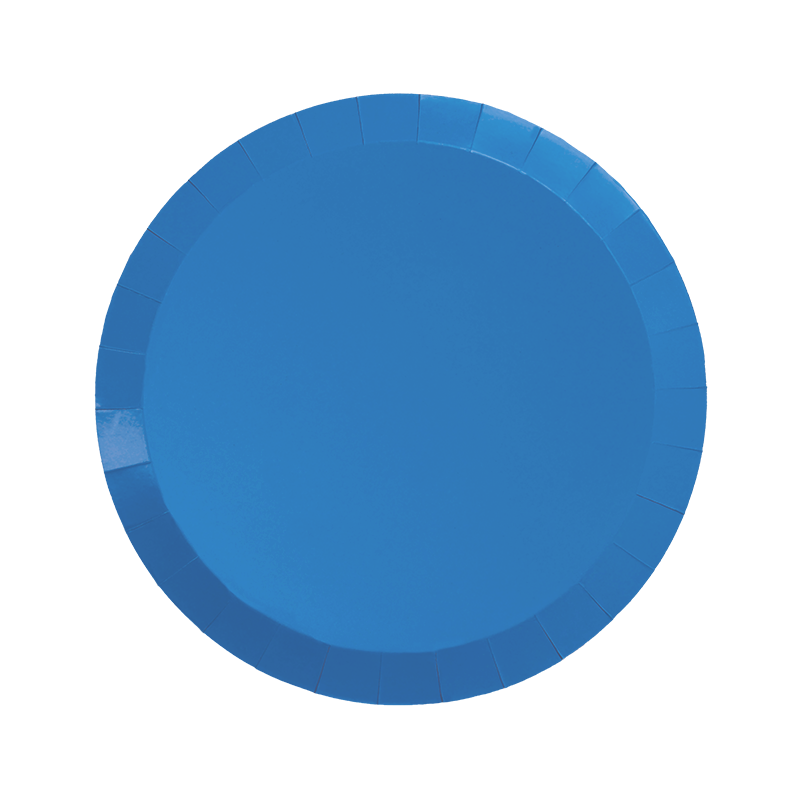 Sky Blue Snack Plates 20pk