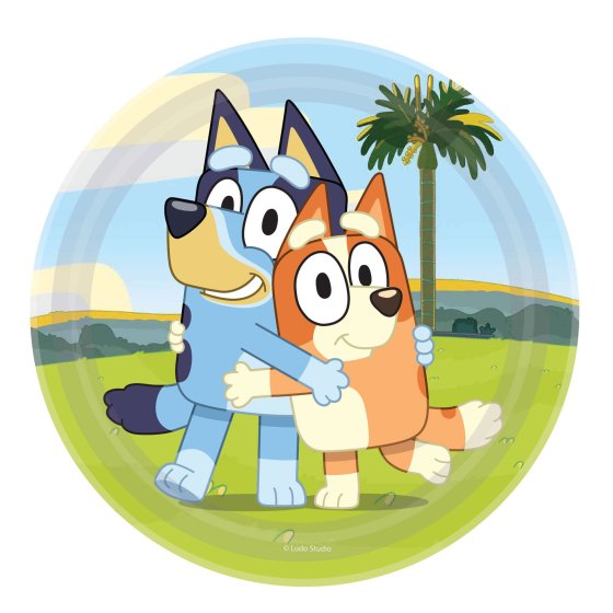 Bluey Large Plates 8pk