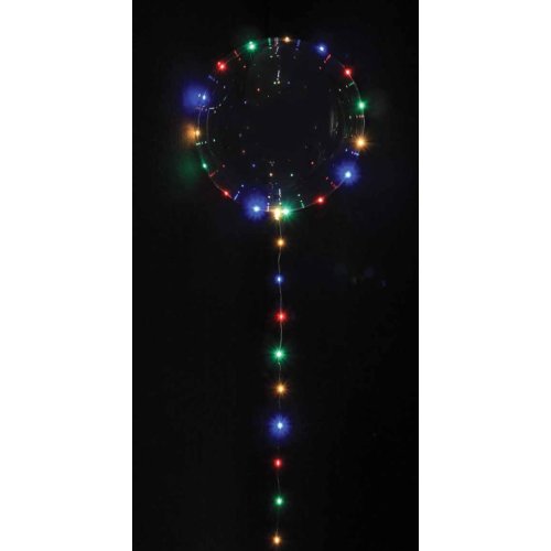 BOBO Large 46cm Balloon with Colour LED Light String
