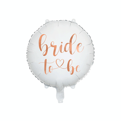 Bride To Be Round Balloon