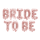 Rose Gold 'Bride To Be' Balloon