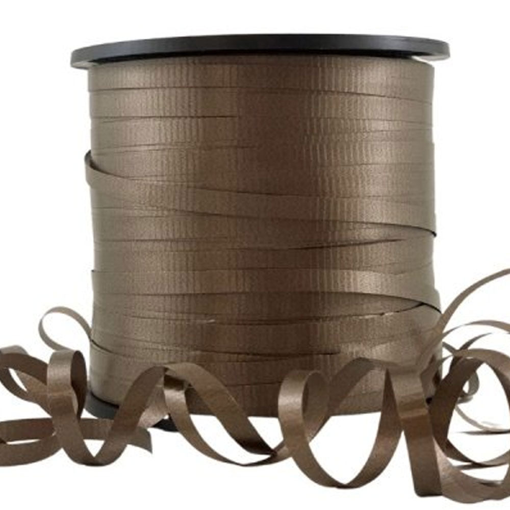 Brown Curling Ribbon 460m