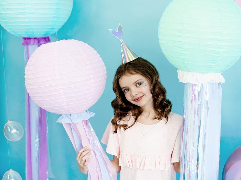 Mermaid Tail Iridescent Party Hats 6pk