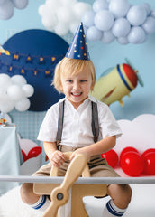 Navy Star Party Hats 6pk