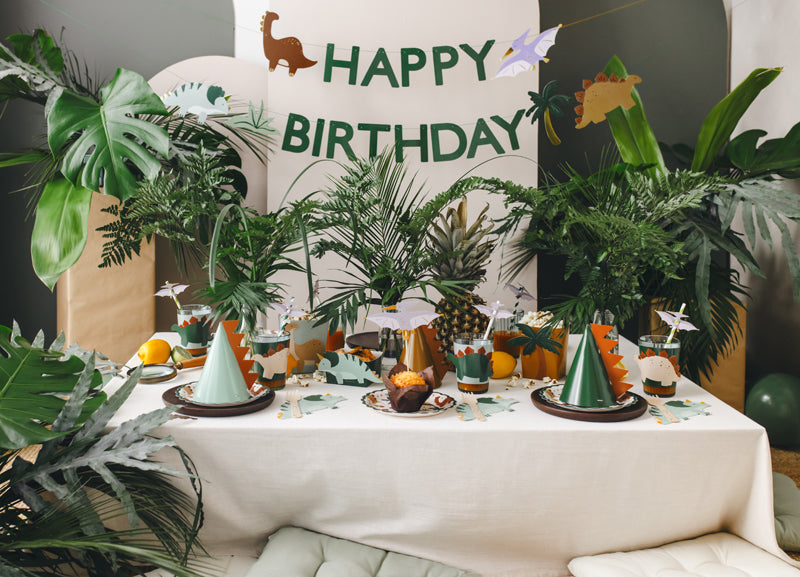 Dinosaur Mixed Party Hats 6pk