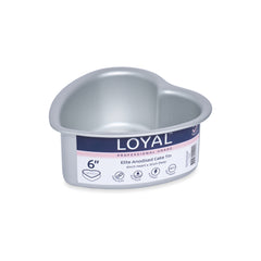 LOYAL Heart Cake Tin 6" x 3" (15cm x 7.5cm)