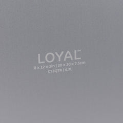 LOYAL Cake Tin Quarter Slab 8" x 12" x 3" (20cm x 30cm x 7.5cm)