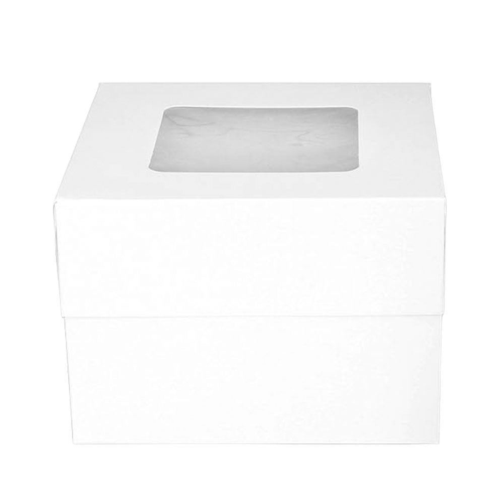Window Cake Box 8x8x6in (20cm x 20cm x 15cm high)