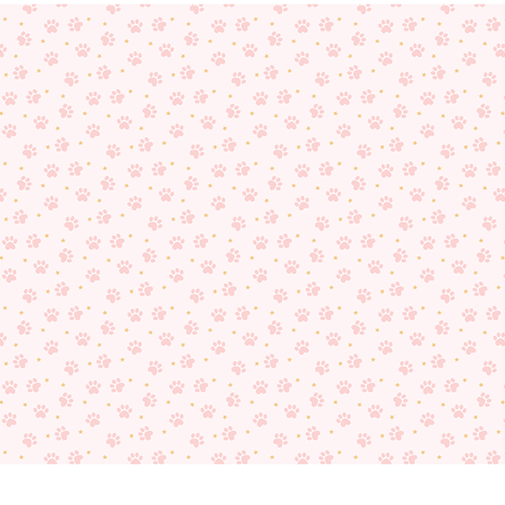 Paw Print Paper Tablecloth