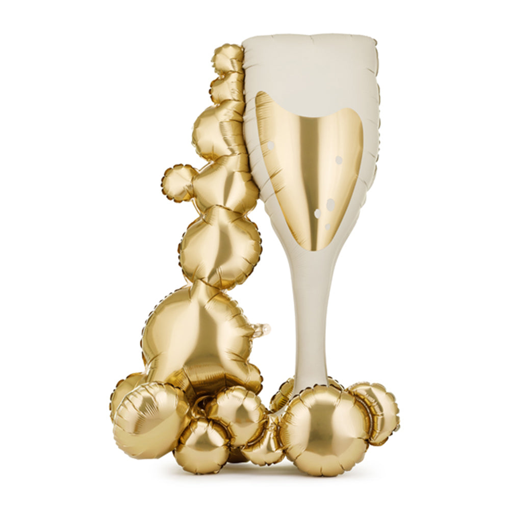 Jumbo Bubble Glass Standing Foil Balloon