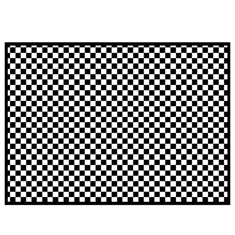 Checkered Edible Icing Cake Image A4