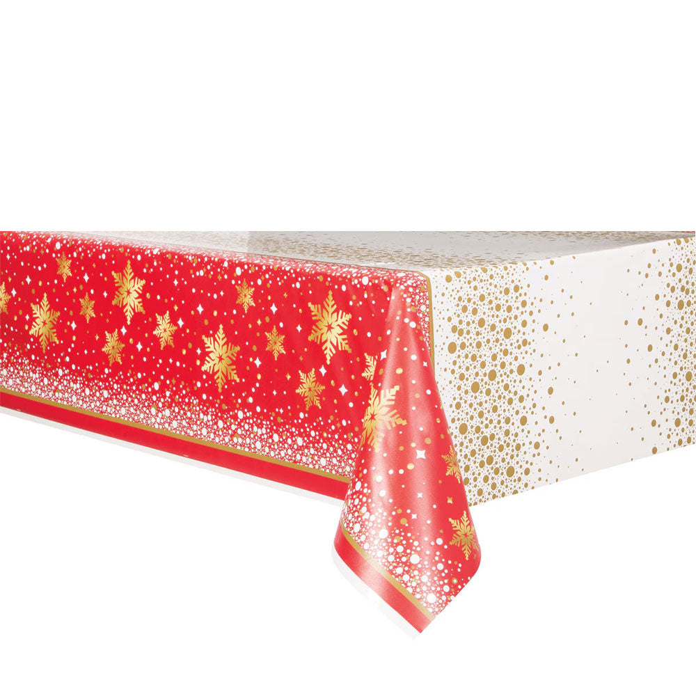 Gold Sparkle Christmas Tablecover