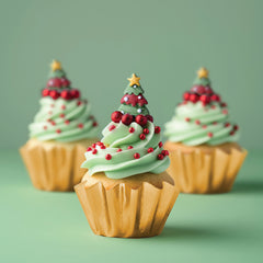 Christmas Tree Icing Decorations 8pk