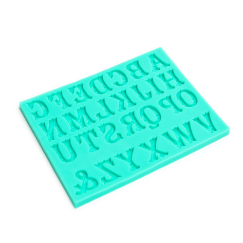 Circus Font Alphabet Silicone Mould