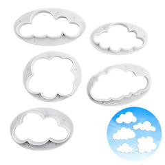 Cloud Cookie Cutters 5pk