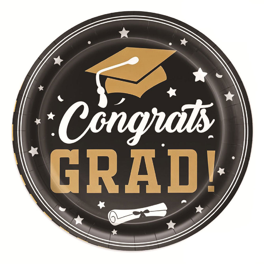 Graduation Plates 10pk