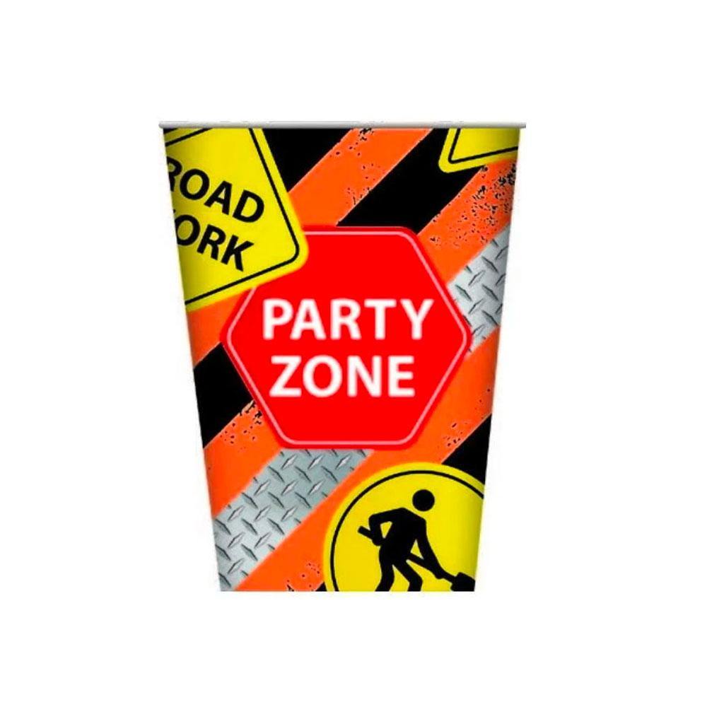 Construction Cups 8pk