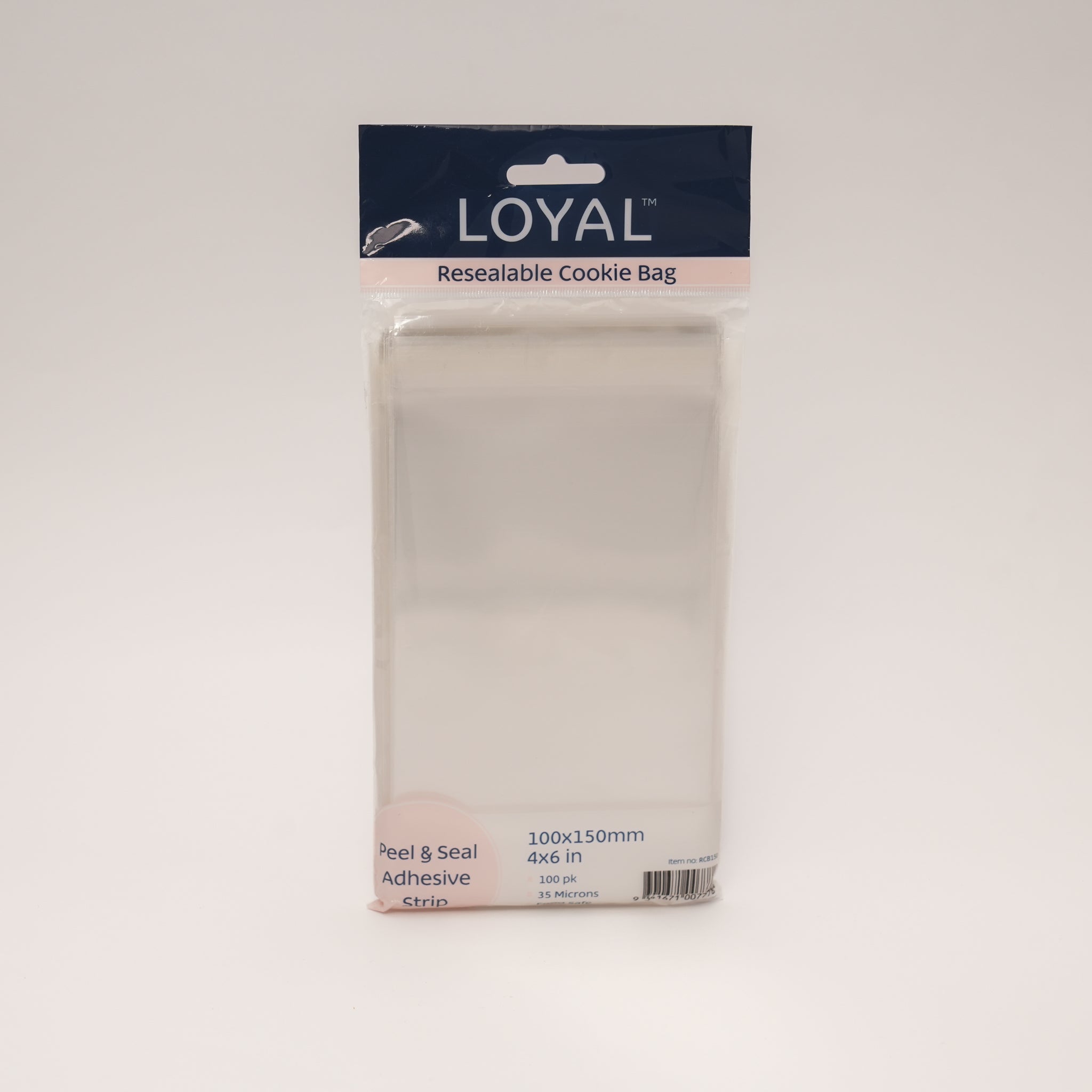 Medium Resealable Cookie Bags 10cm x 15cm 100pk