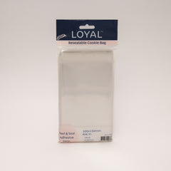 Medium Resealable Cookie Bags 10cm x 15cm 100pk