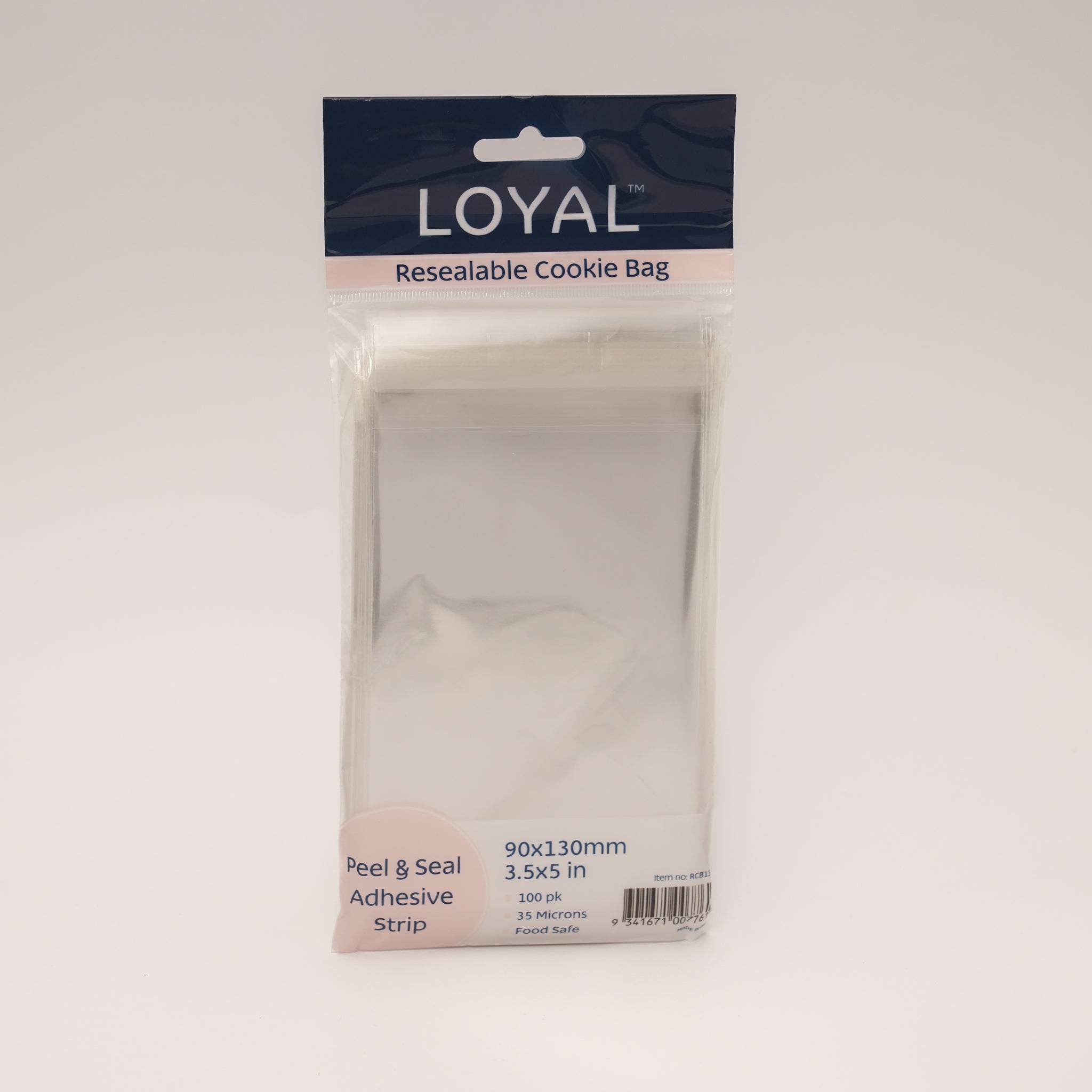 Small Resealable Cookie Bags 9cm x 13cm 100pk