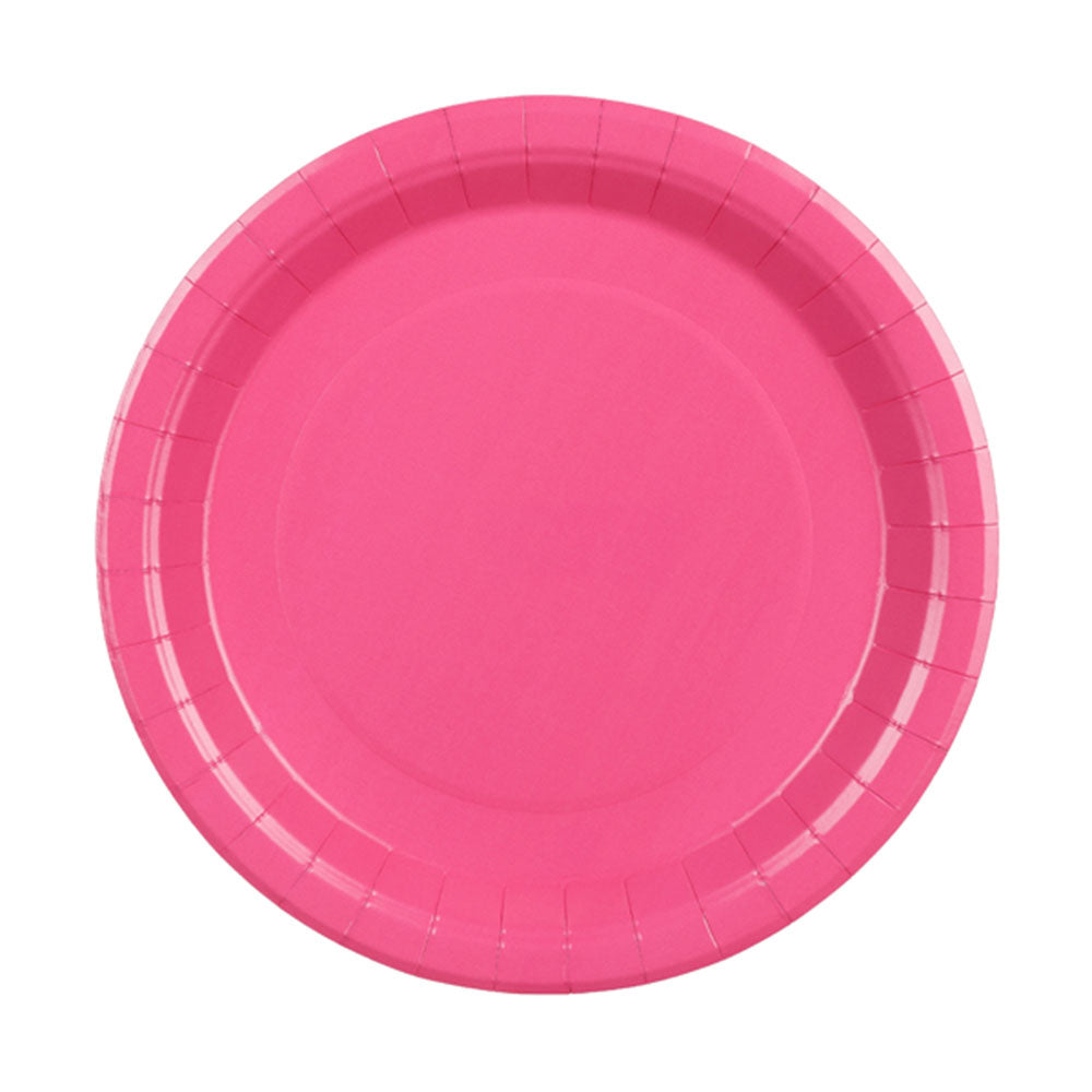 Dark Pink Large Plates 6pk
