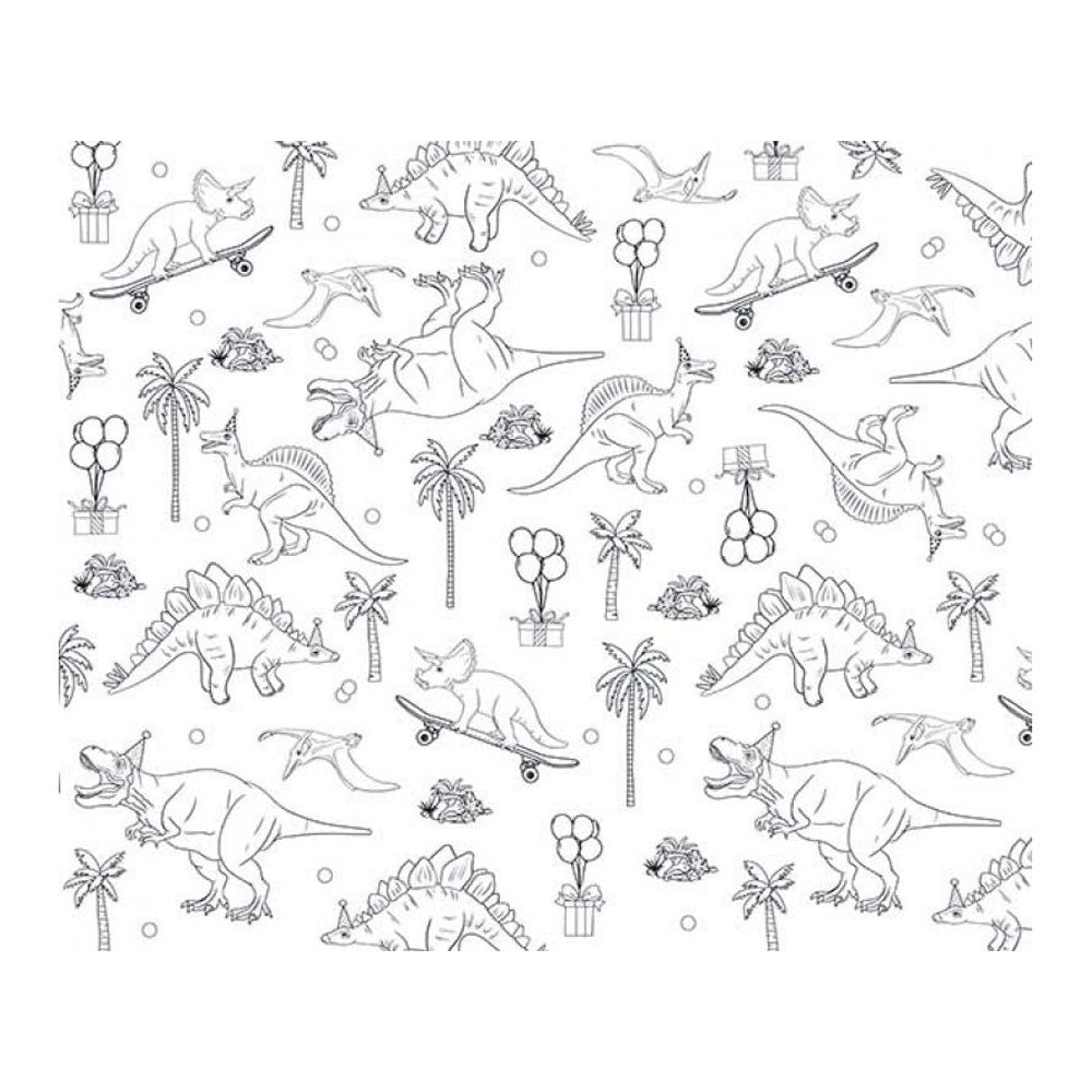 Dinosaur Colour In Table Runner