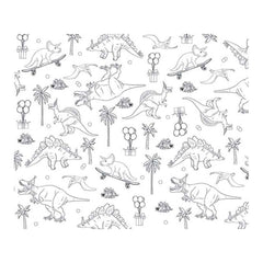Dinosaur Colour In Table Runner